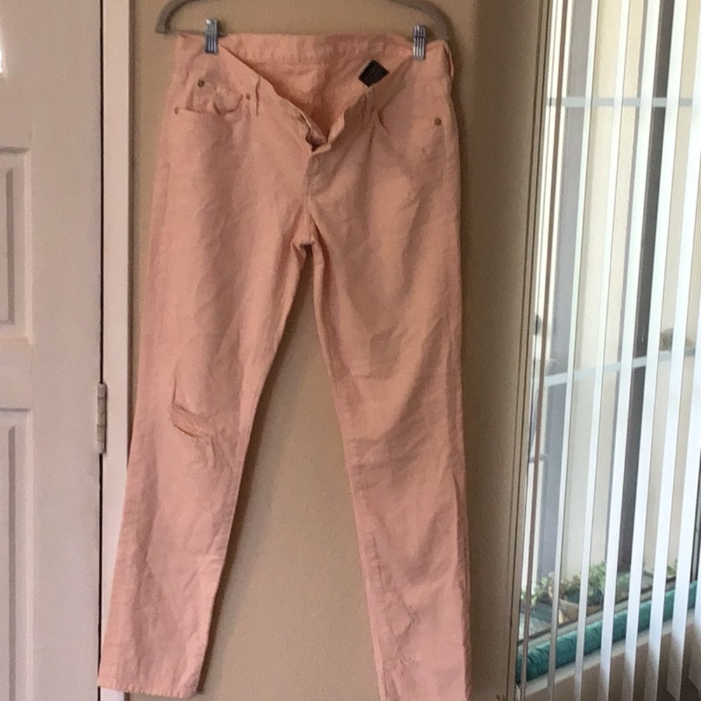 7 For all Mankind ladies pale pink jeans EUC SZ 29